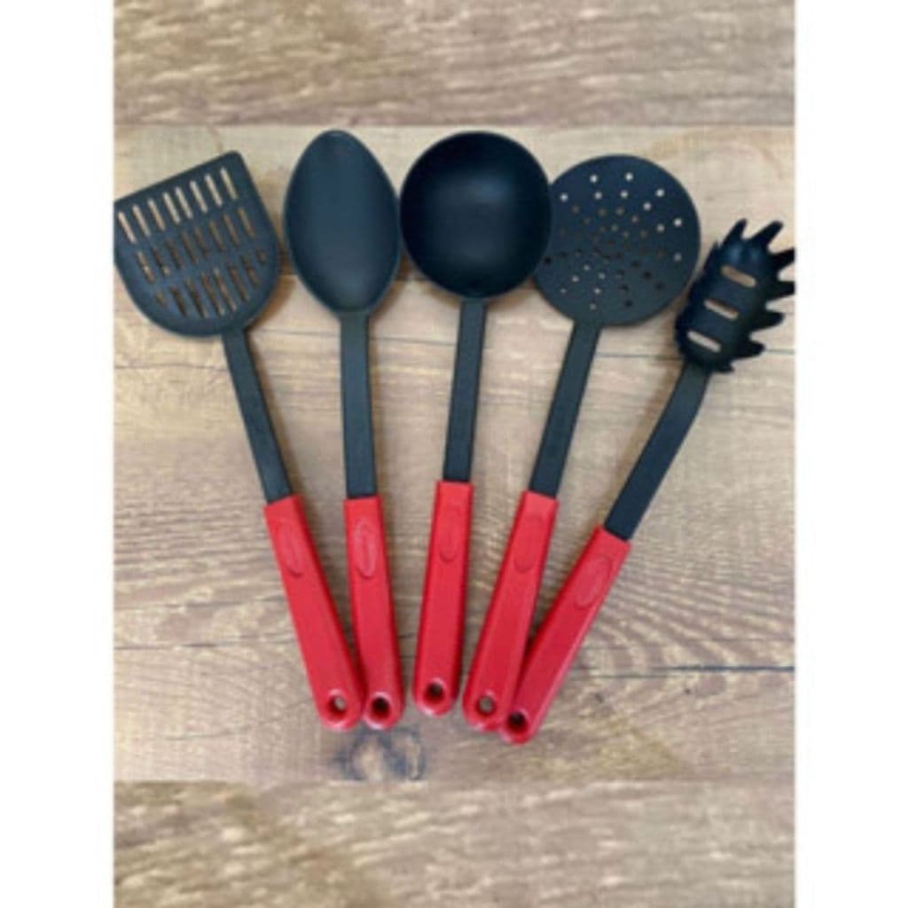 Jogo de Cozinha Kit C/5 Peças Utensílios de Cozinha em Silicone Antiaderentes