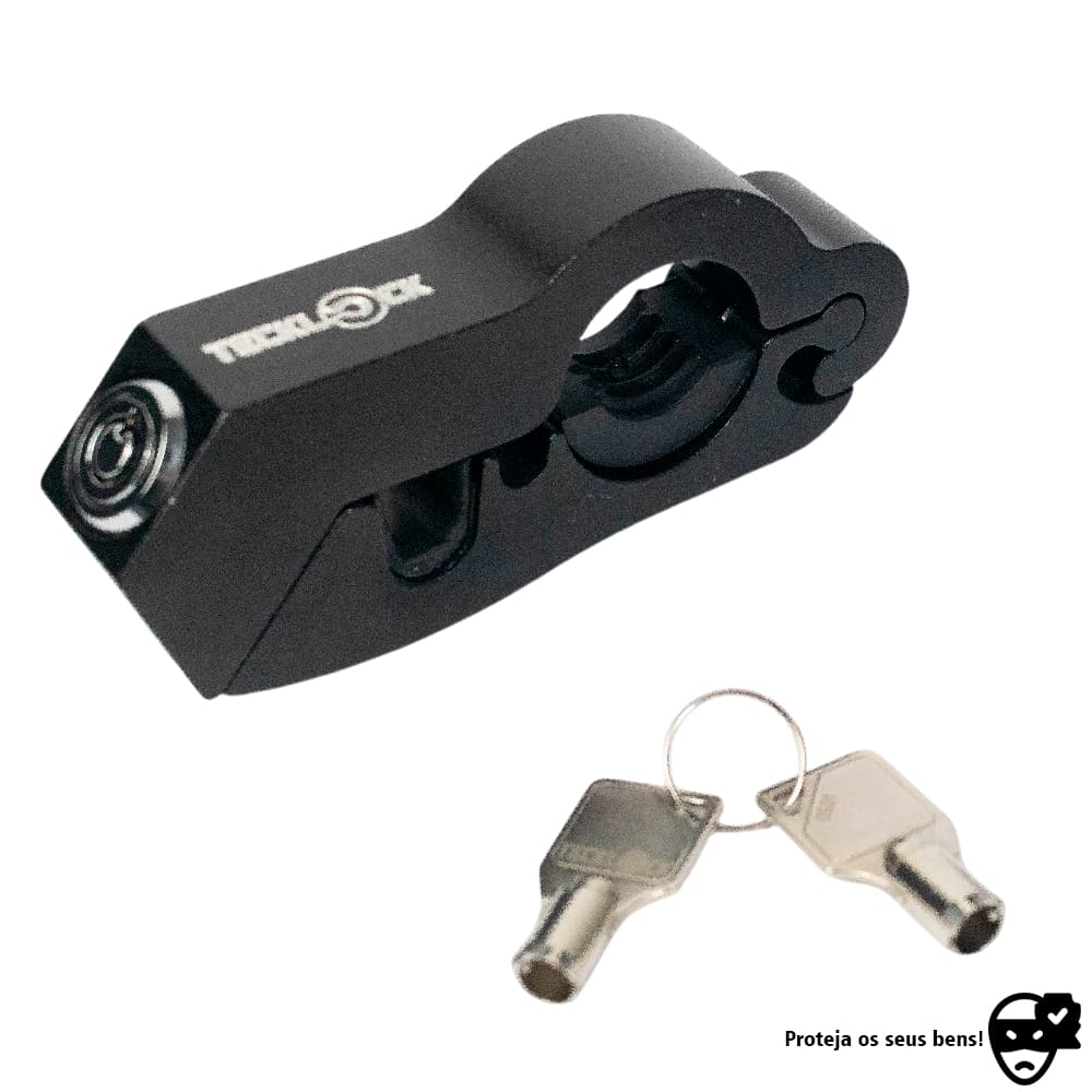 Trava de Manete Tranca Punho Antifurto Motocicleta - Teck Lock