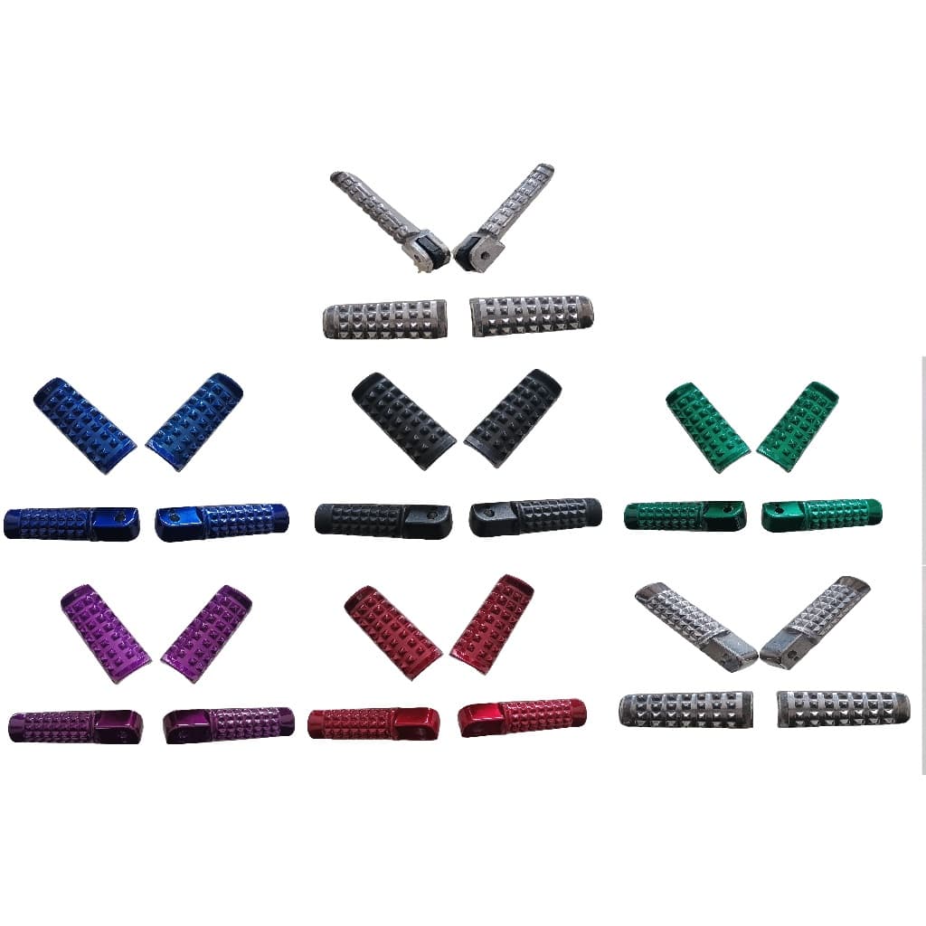Pedaleiras Aluminio Moto Titan 125 150 Biz 100 125 Pop 100 110