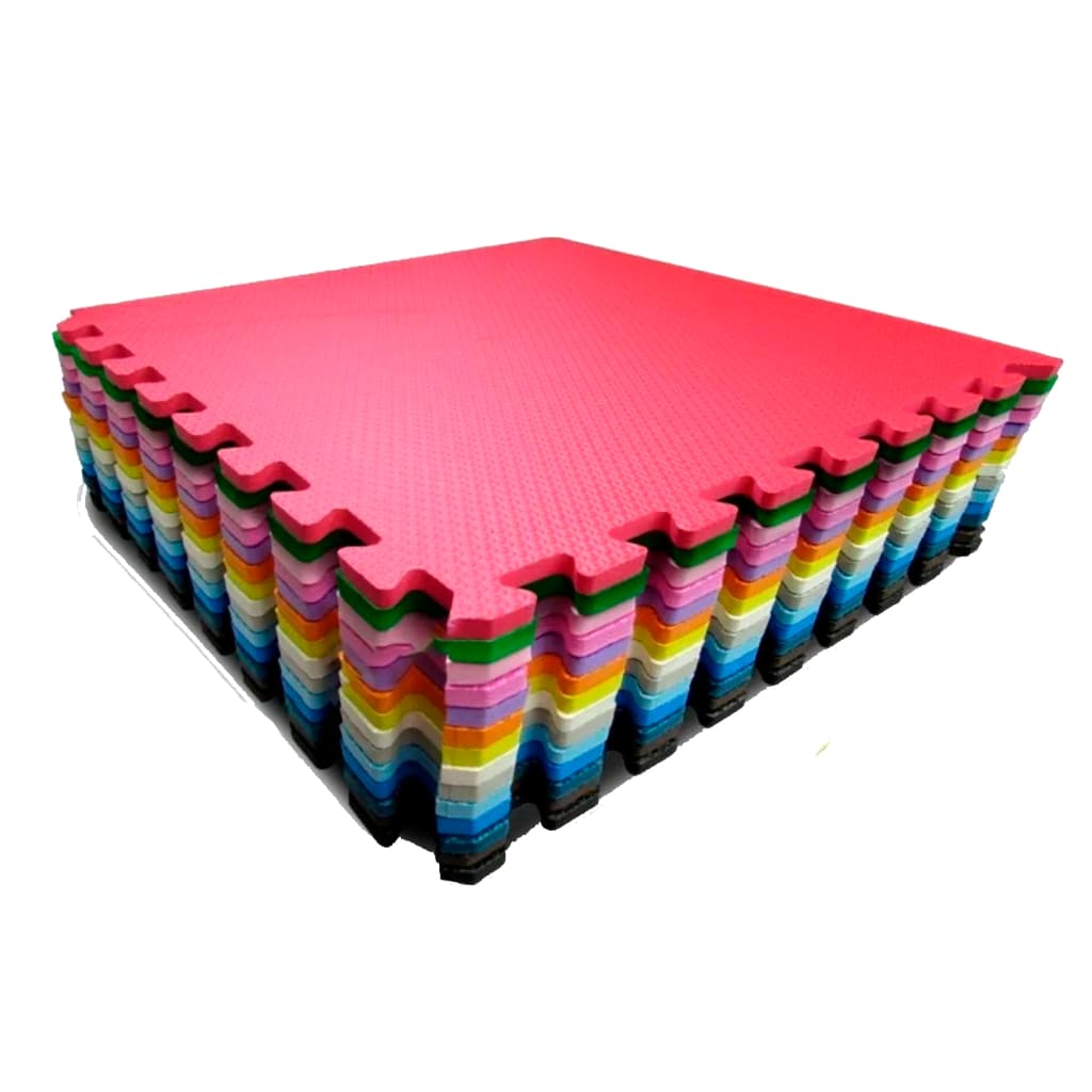 Tatames Coloridos 50x50 - Diversão e Segurança para Crianças em Playground