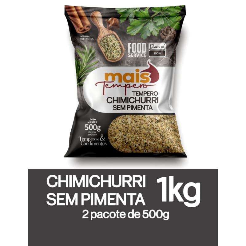 Chimichurri Sem Pimenta 1kg Linha Premium Especiarias