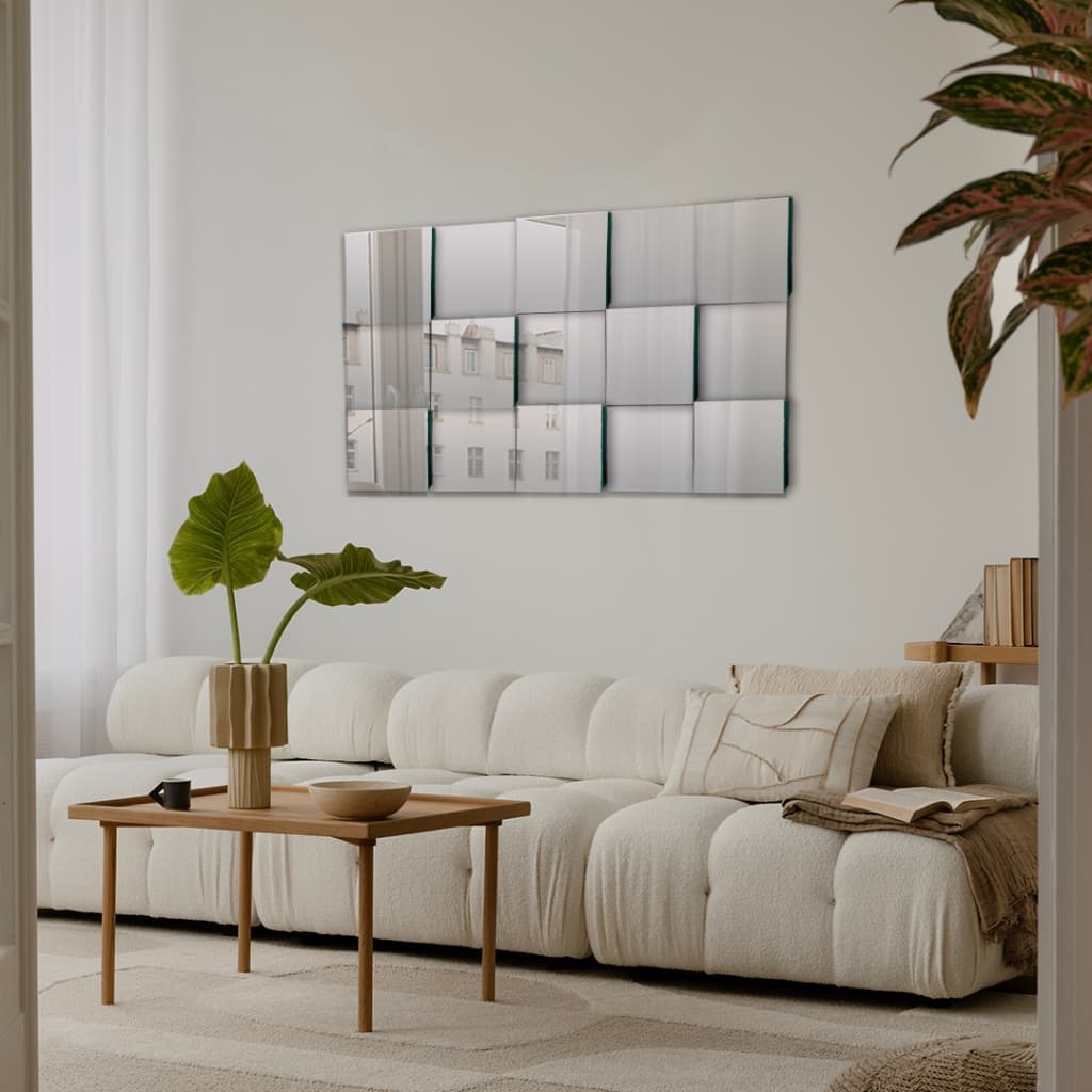 Espelho Liverpool 15 Peças: Elegância para Salas, Quartos e Corredores Modernos