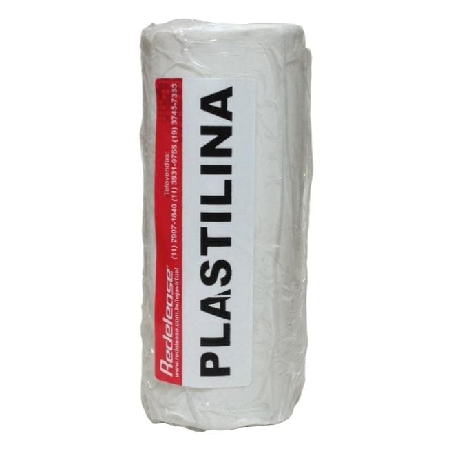 Massa De Modelar Plastilina: Branca [0,500 Kg]