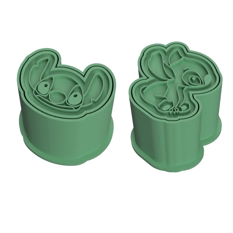 Modelador e Ejetor Para Modelar Doces, Massas e Brigadeiros - Stitch Novo