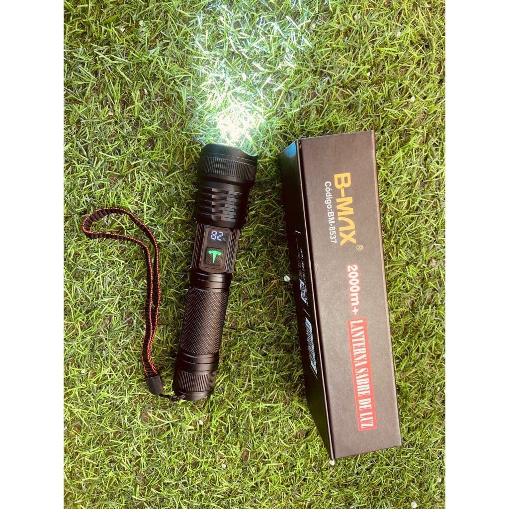 Lanterna Sabre Laser 2000m+ Com Zoom E Visor LED - B-Max / Ref: BM-8537