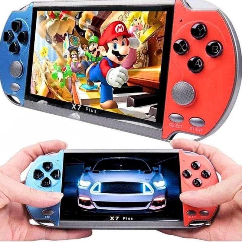 Vídeo Game Portátil Mini HD Arcade Retrô Clássicos Fliperama SNES Tela Grande 5.1" X12 Plus