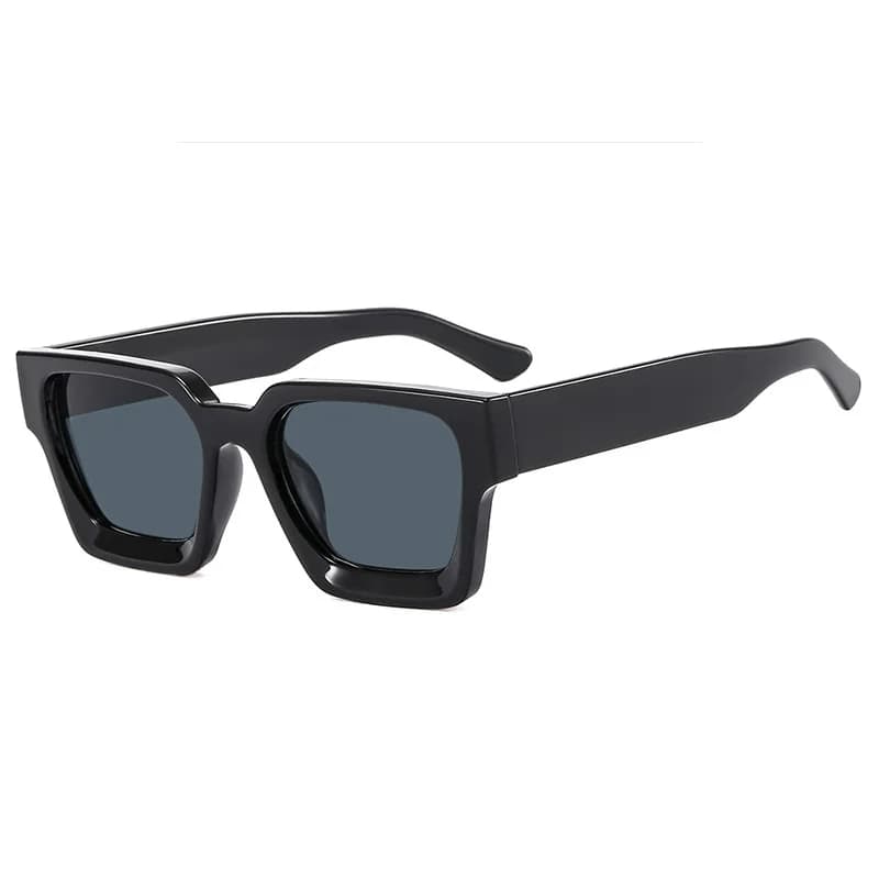 Óculos de sol Masculino Formato Quadrado Lentes Escuras Moda Casual