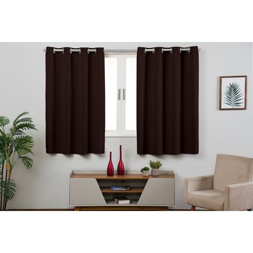 Cortina Blackout Blecaute em Tecido 100% Veda Luz 2,80 x 1,80 Para Sala Quarto Escritorio