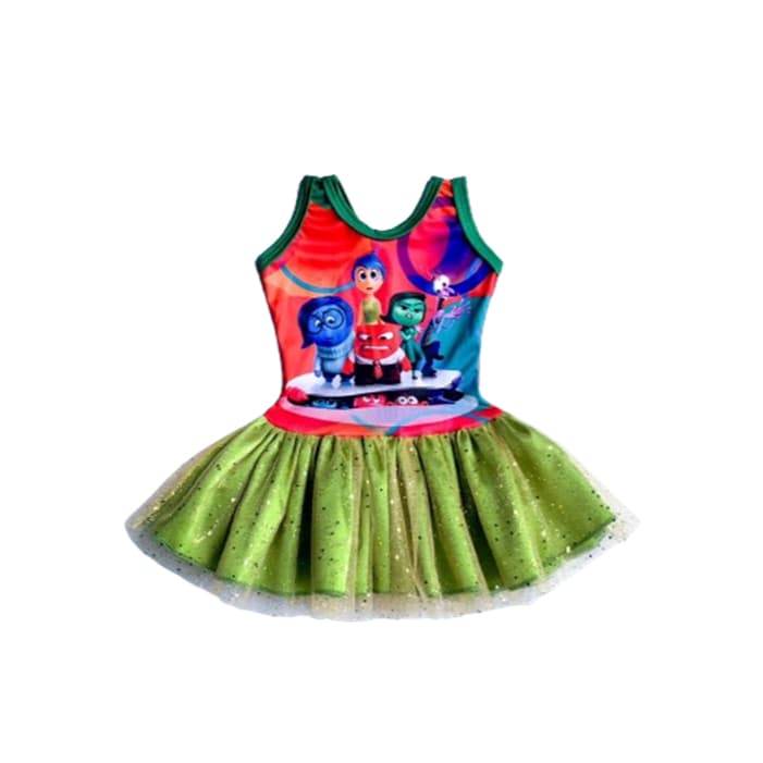 Vestido Fantasia carnaval divertidamente trajes conjuntos moda infantil adulto bloco folia