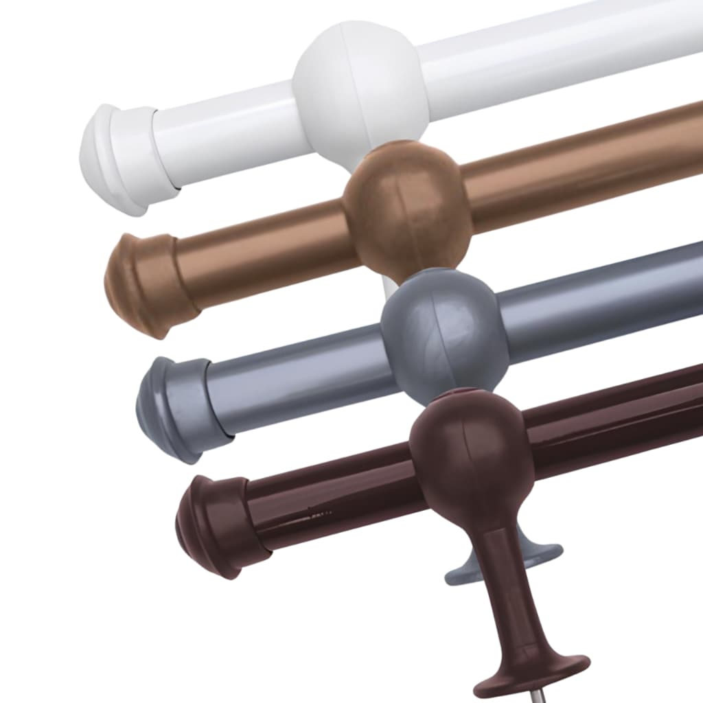 Varão de cortina simples 1,00 metros 28mm Várias cores
