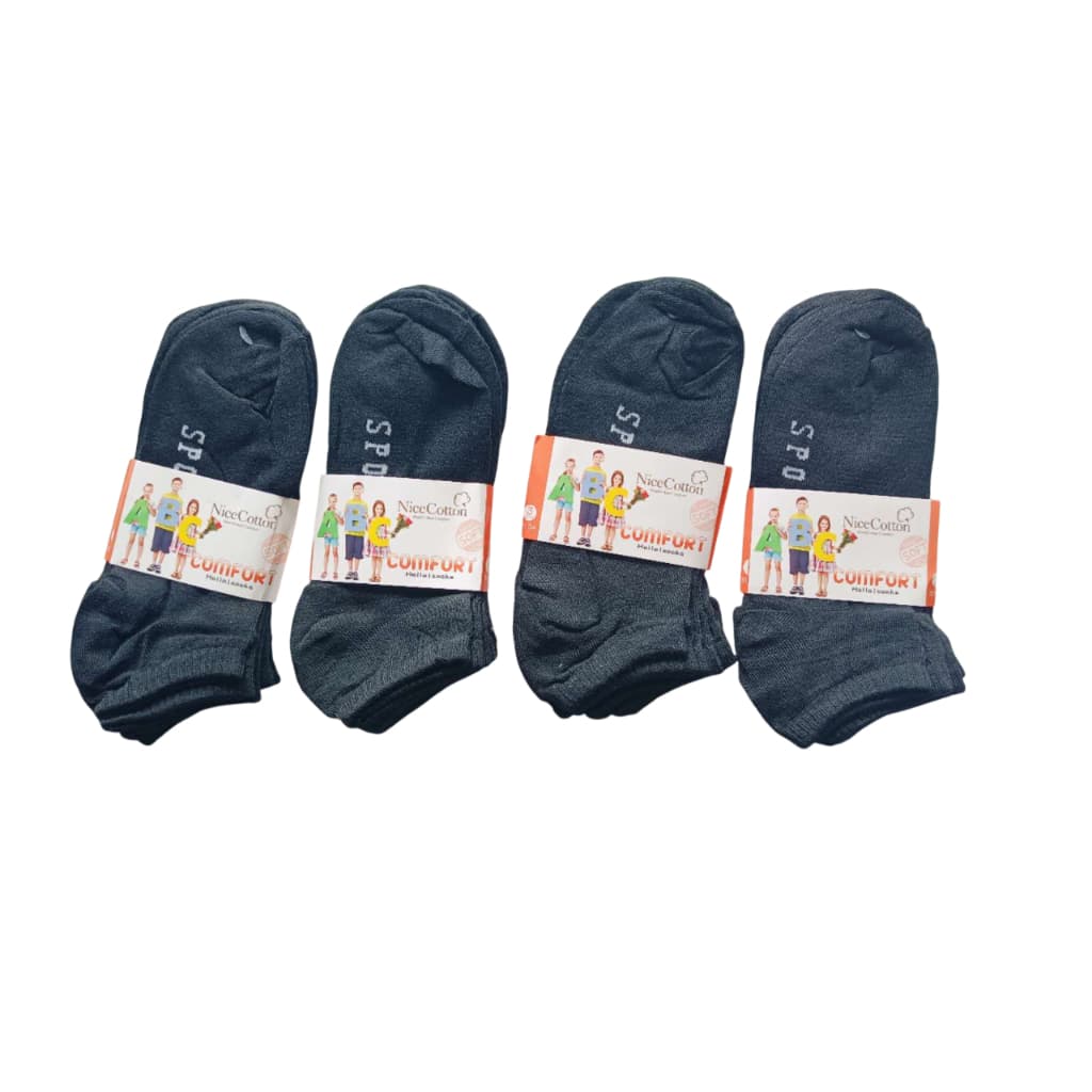 Kit 12 Pares De Meia Soquete Unissex