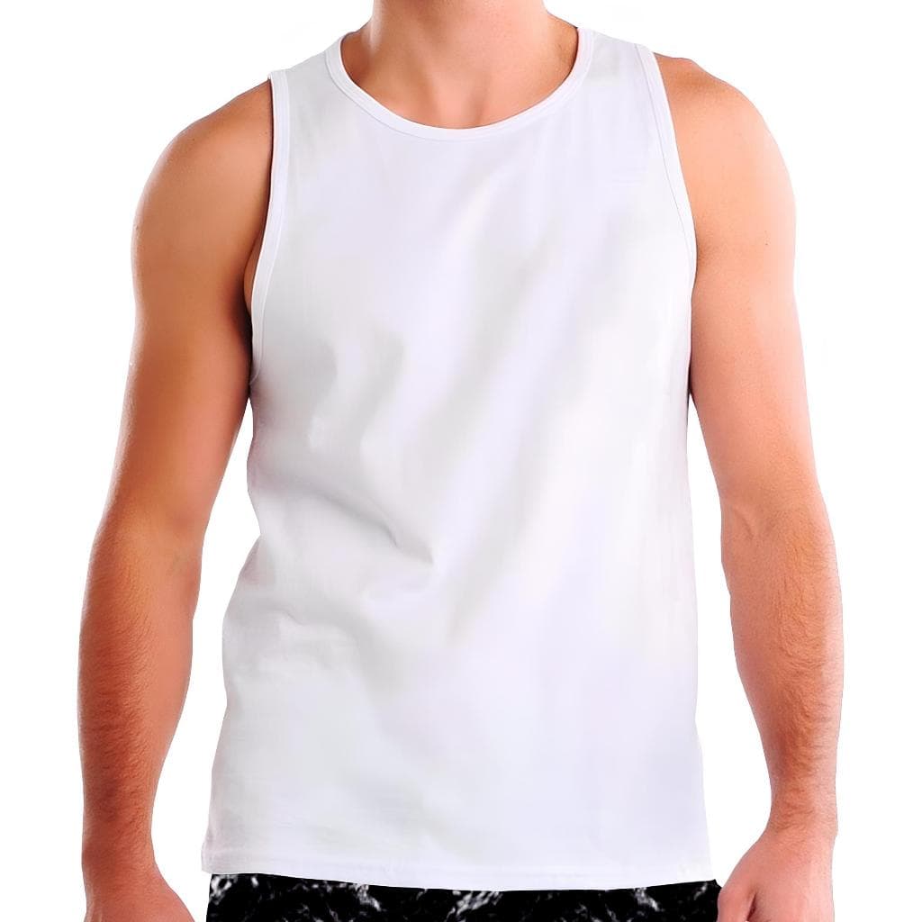 Regata Plus Size Masculino Algodão Academia Camiseta Masculina Tradicional G1 G2 G3 Alta Qualidade
