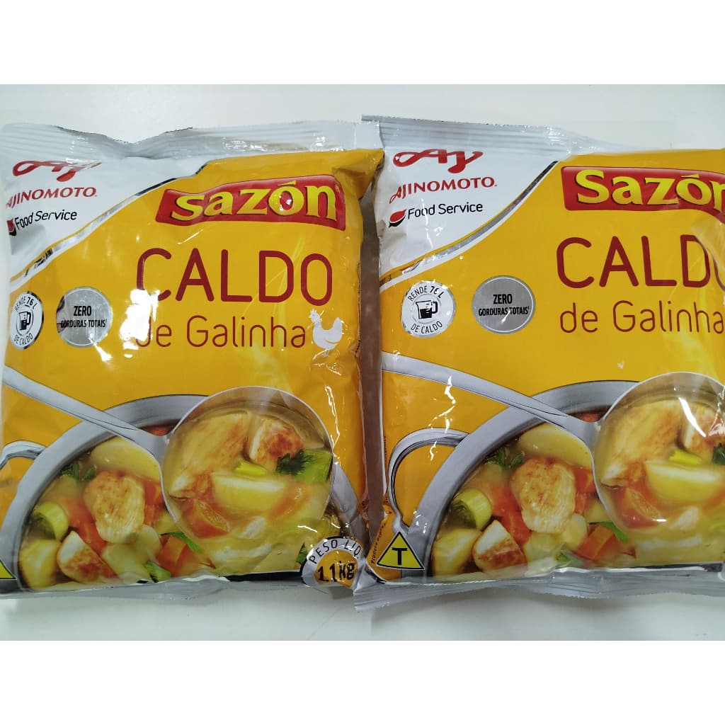 Caldo de Galinha Ajinomoto Profissional - Sabor Intenso e Alto Rendimento 1,1kg