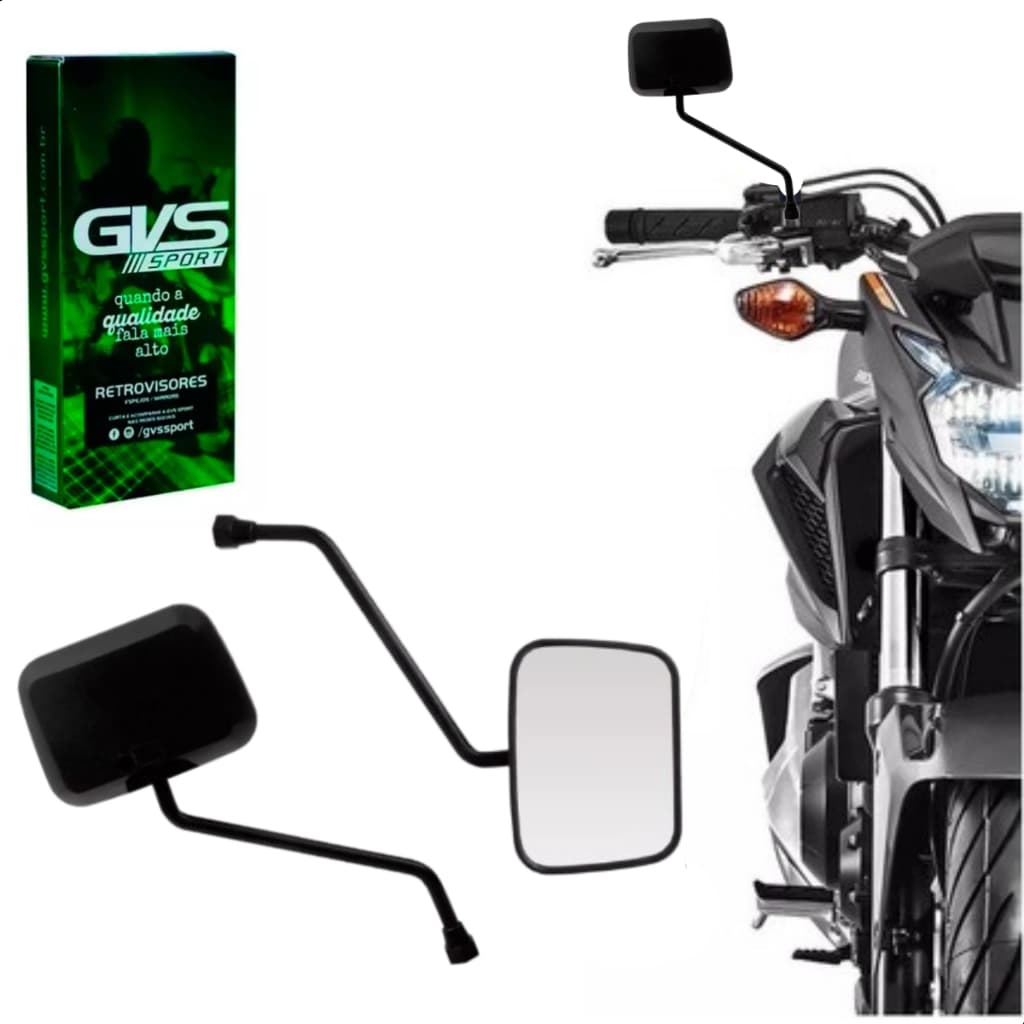 Retrovisor Turuna Moto Modelo Original Gvs Par