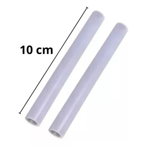 Kit 2 Tubos/mangueira De Silicone Para Cafeteira 10cm