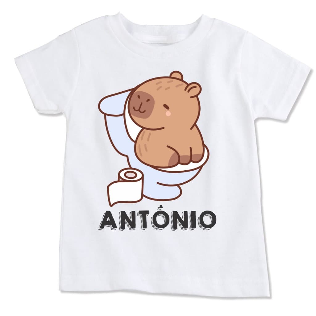 Camiseta Masculina Capivara no Trono com nome