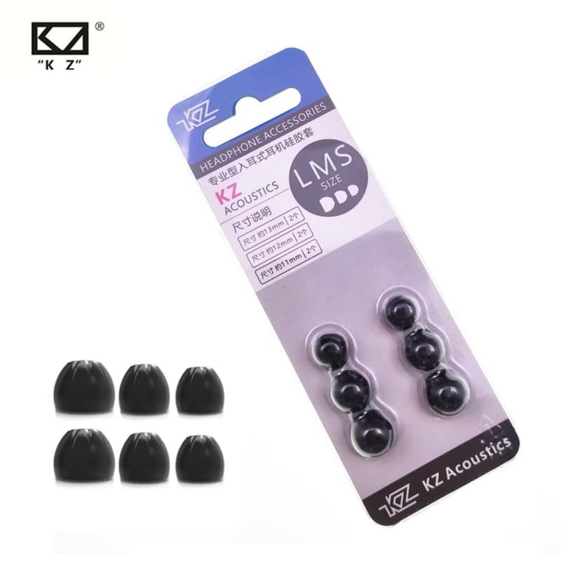 Borrachinha Para Fone Ouvido De silicone Kz 3 Pares