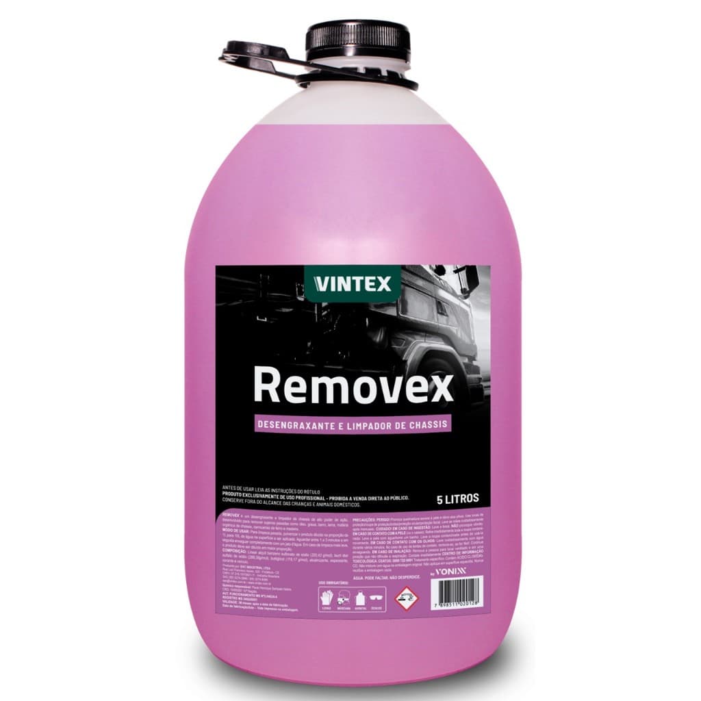 Desengraxante E Limpador De Chassis Removex 5L Vintex