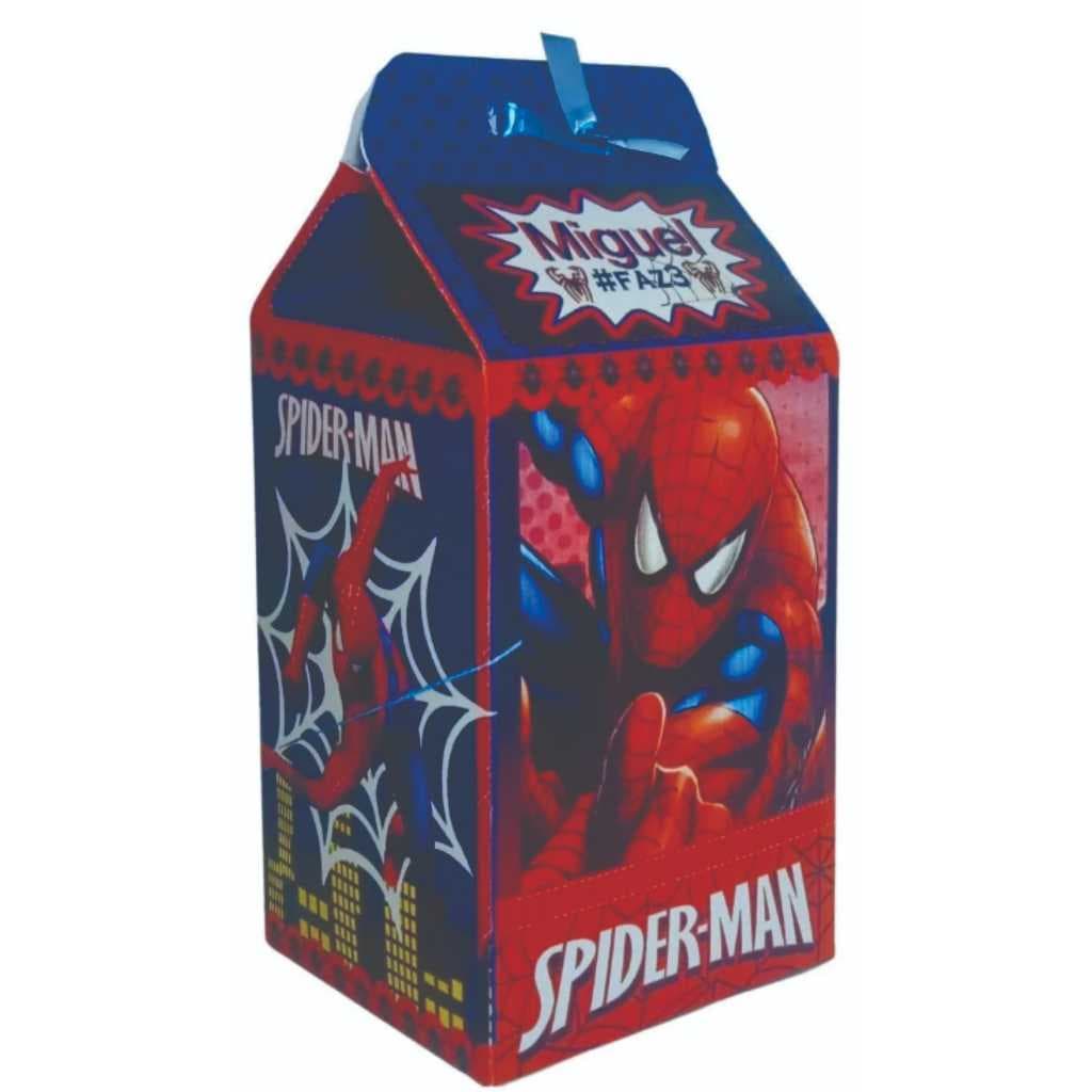 25 Caixinhas Milk para festa Personalizada Todos os Tema Lembrancinha para Festa