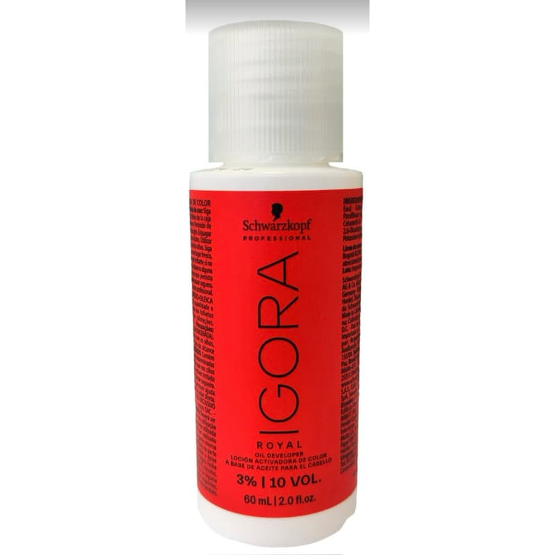Ox Igora Schwarzkopf água oxigenada 10v 20v 30v 60ml
