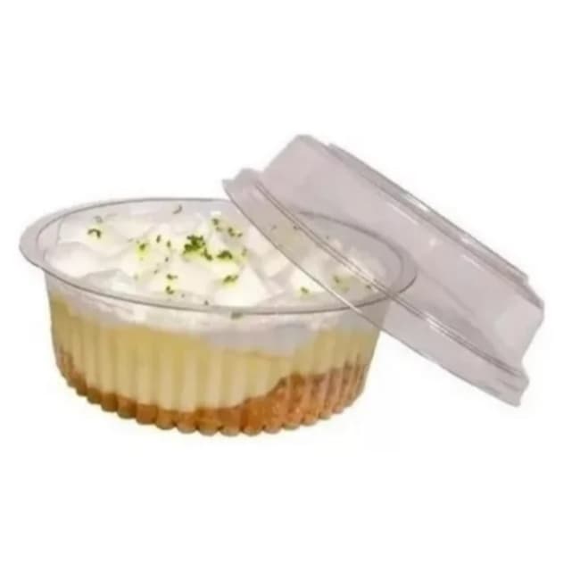 50 Embalagem Pote G640 170ml Bolo Tortinha Doce Redondo