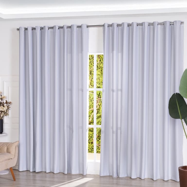 Cortina Blackout Tecido 6,00mts X 2,70m Ambiente Aconchegante Decorativa Interiores bloqueia luz
