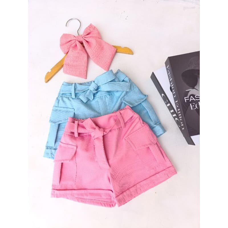 shorts cargo infantil