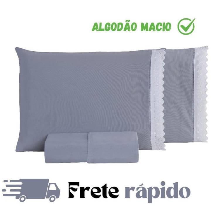 kit jogo de cama lencol 3pc algodao king queem casal solt 2pc ponto palito lese decoraçao de quarto