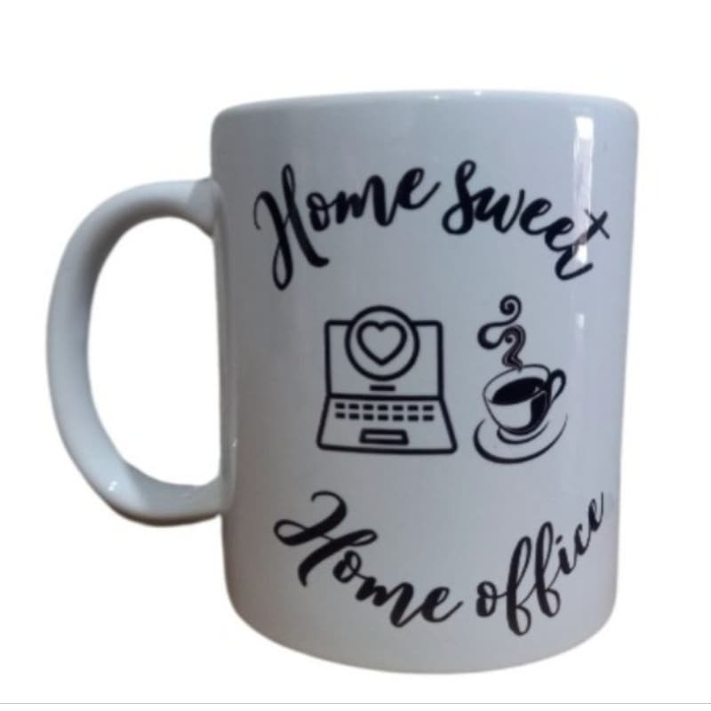 Caneca porcelana home office