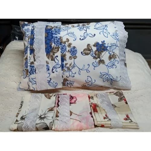KIT COM 2 Fronhas envelope Avulsas  Estampada 50 X 70 VARIAS CORES TOQUE DE PESSEGO ACABAMENTE EM LESI