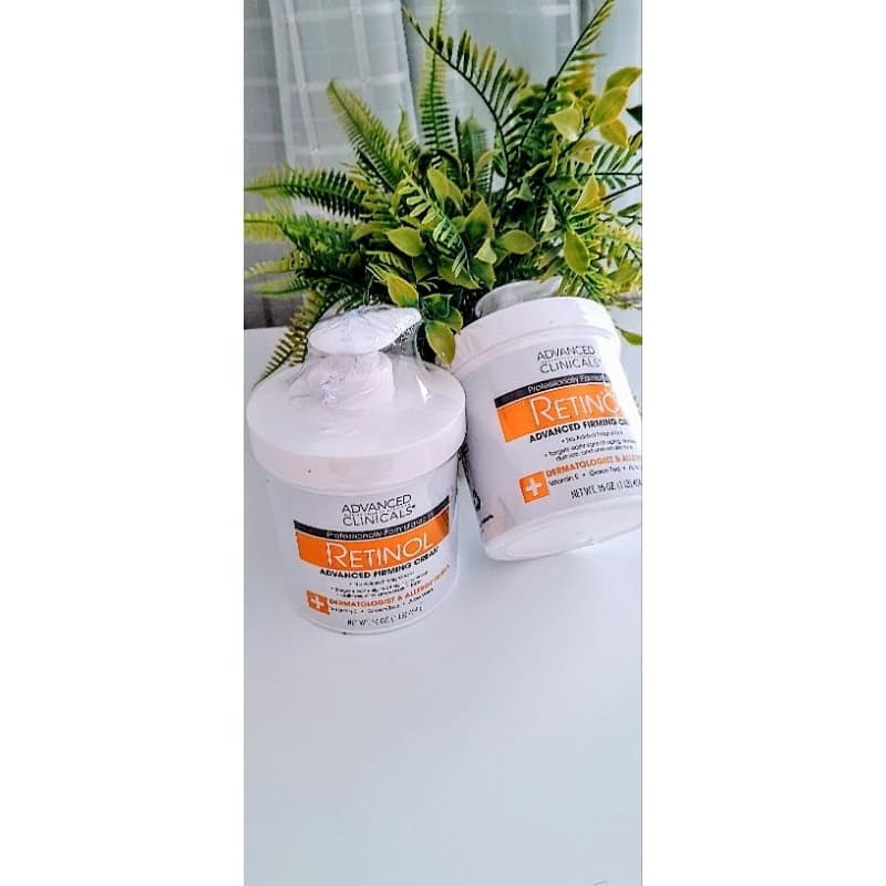 Advanced Clinicals Retinol,  Creme Firmador Rosto e Corpo 454g Importado dos Eua