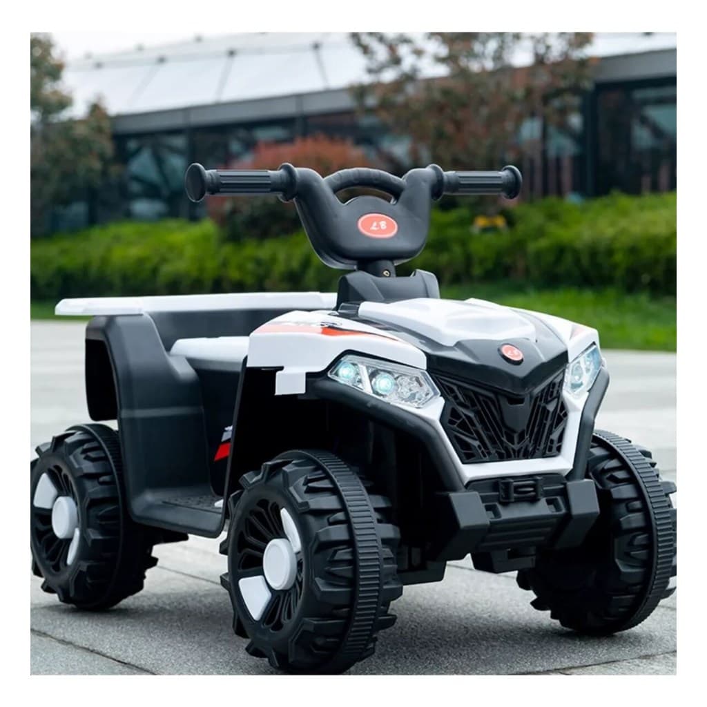 Quadriciclo Elétrico 6v com faróis e Som Marcha Frente e Ré da Zippy Toys Infantil