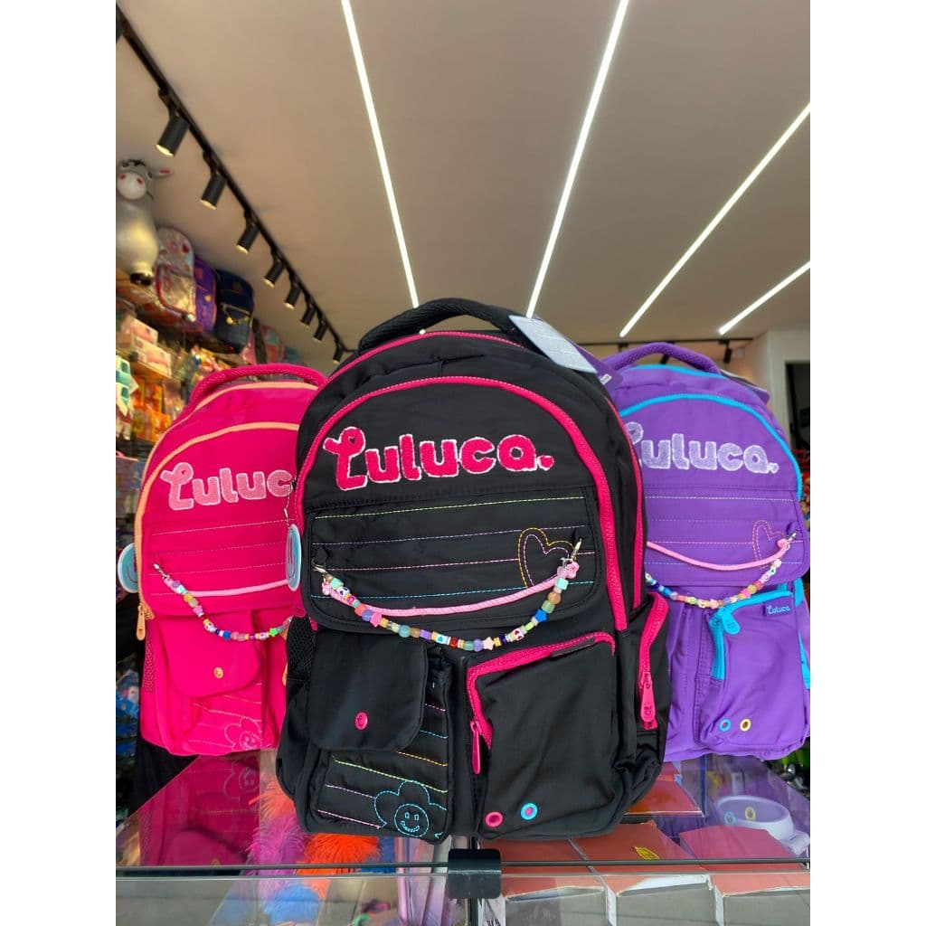 lançamento 2025 Mochila De Costas Escolar Luluca Clio Style LU24611 de brasilia envio imediato rapido