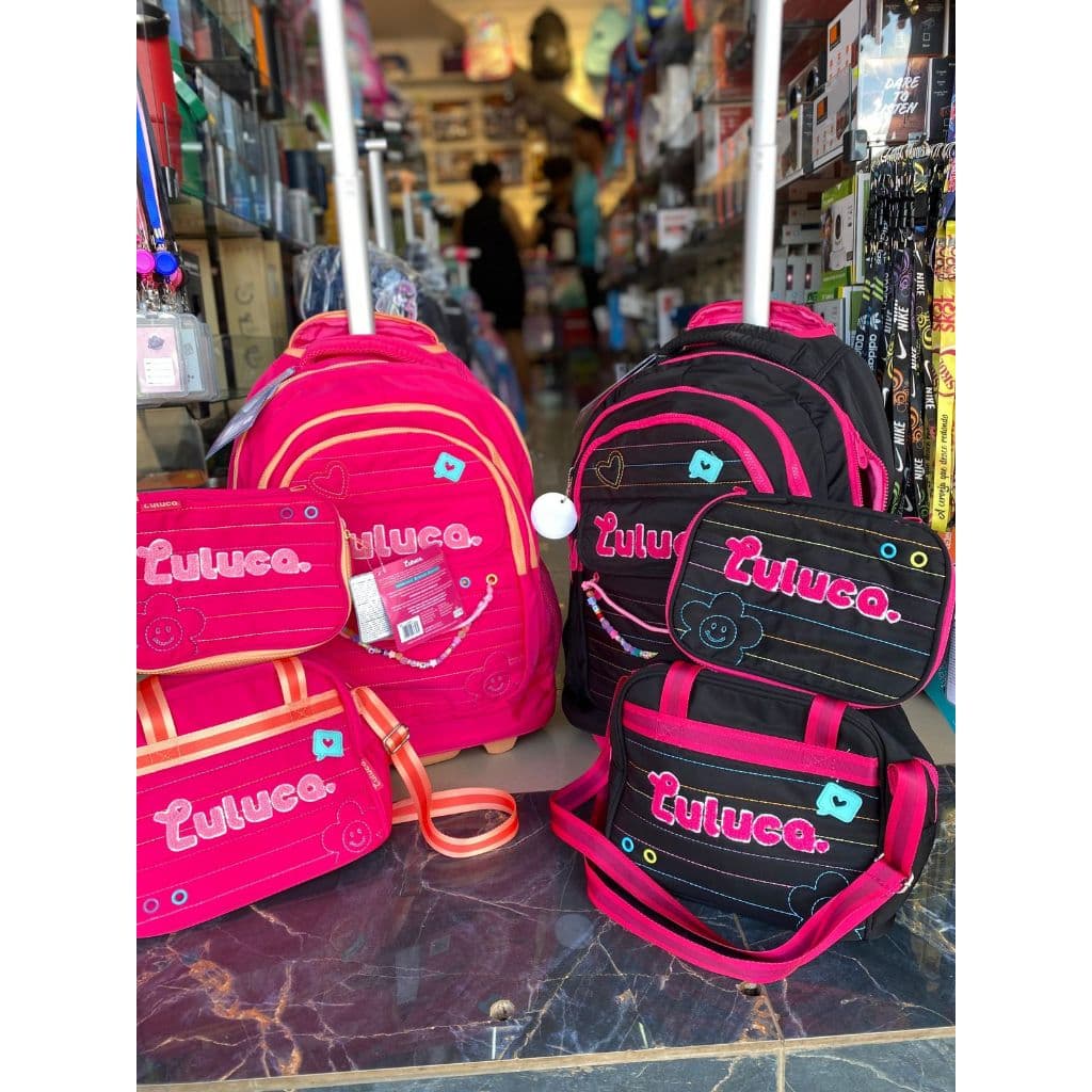 lançamento 2025 Mochila De Costas Escolar Luluca Clio Style LU24611 de brasilia envio imediato rapido
