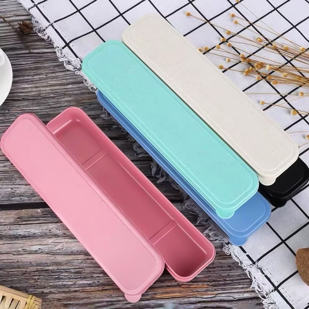 Porta Talher Multiuso Portátil Estojo Organizador Com Tampa