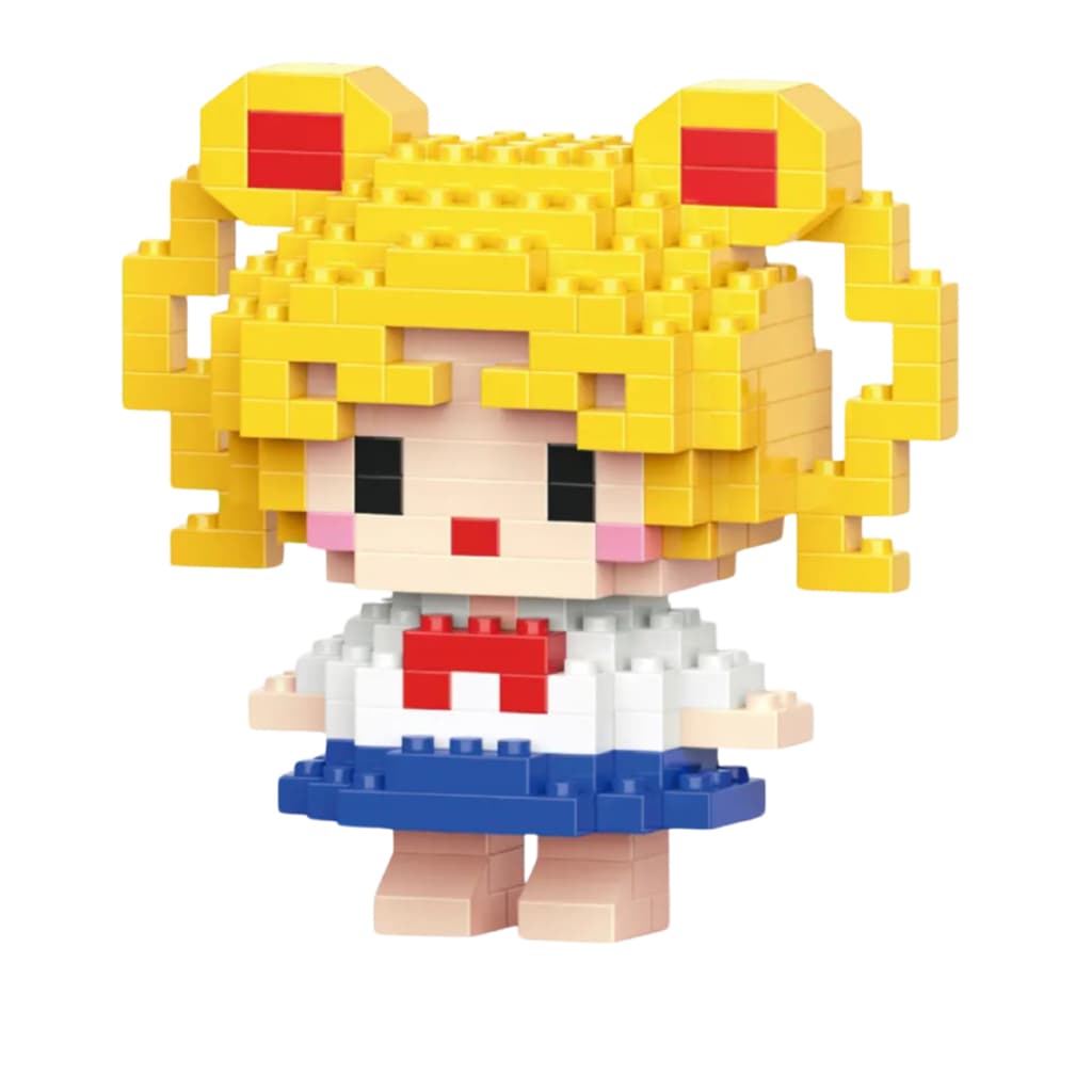 Mini Bloco de montar Sailor Moon desenho animado