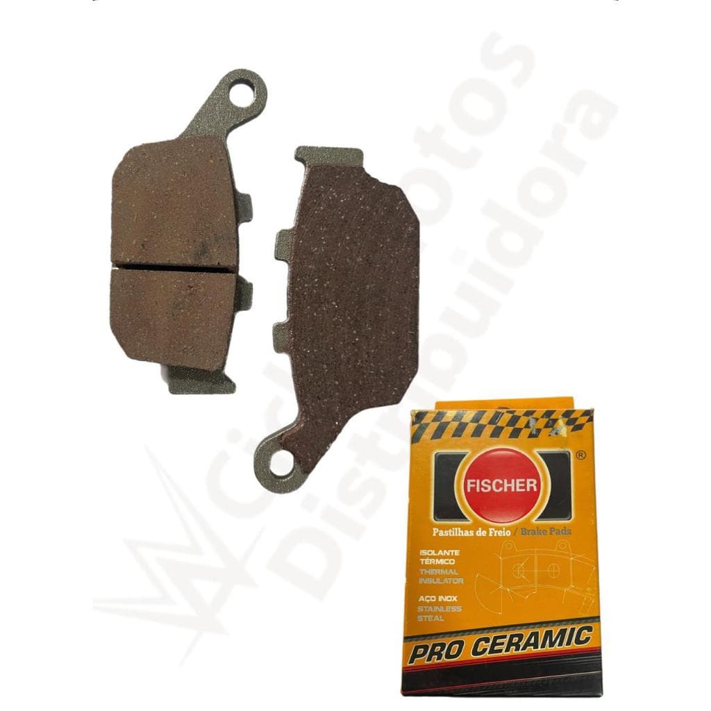 PASTILHA PARA MOTO PECAS FREIO DISCO TRES CERAMICA CB 300 2010... S/ABS XJ 600 C/ABS 09/13 FISCHER FJ1160PC