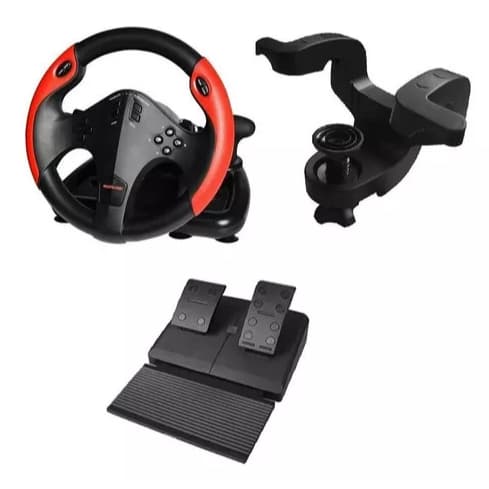 Volante Gamer Com Marcha e Pedal Multilaser JS087