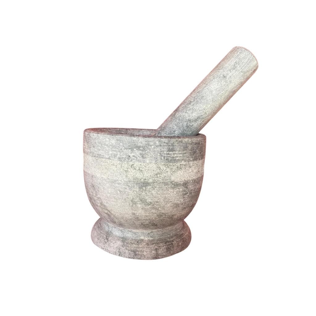 Pilão em Pedra Sabão EXCLUSIVO Preto Artesanato