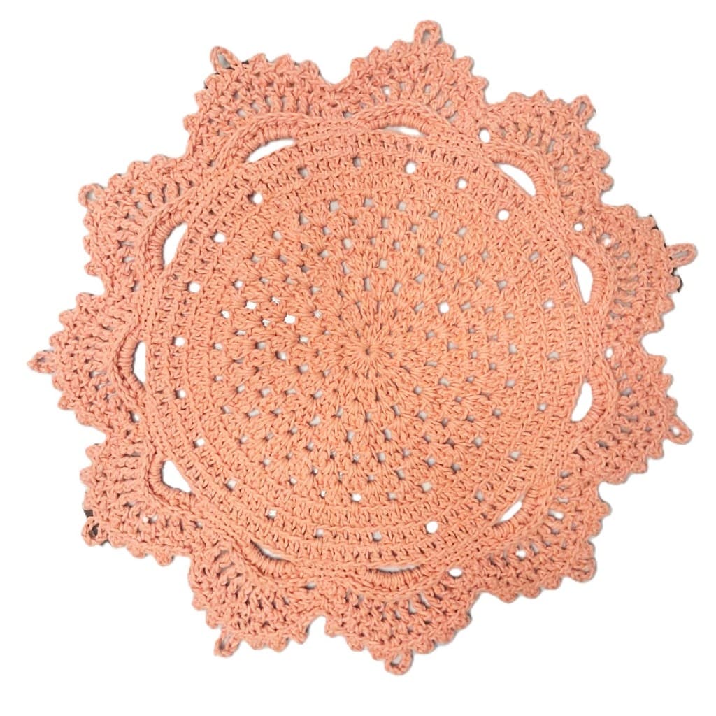 Sousplat Centro de Mesa em Crochê Várias Cores Supla Suplat Crochê Decoração Jantar Casa Cozinha