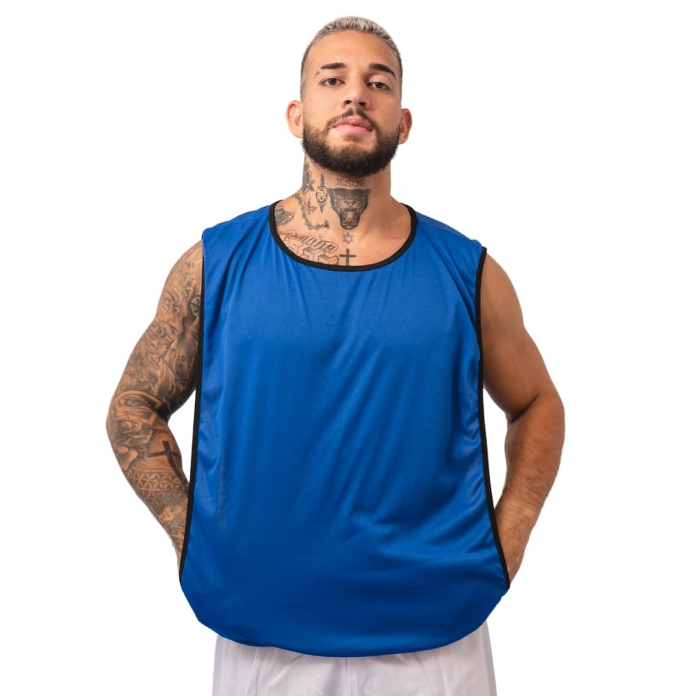 Kit C/10 Coletes de Futebol Treino Jogo Simples 1 Fit
