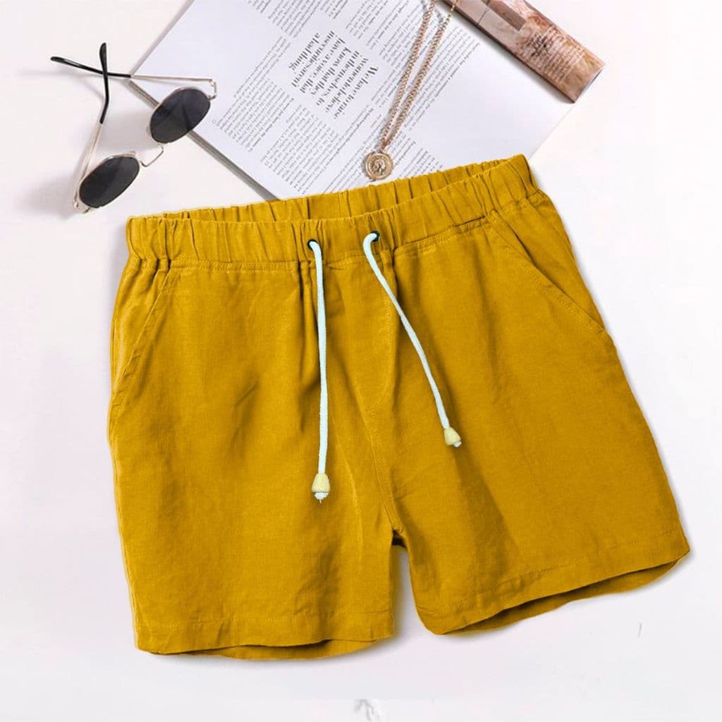 Kit 4 Shorts Linho Premium Bermuda Masculina Moda Praia Luxo