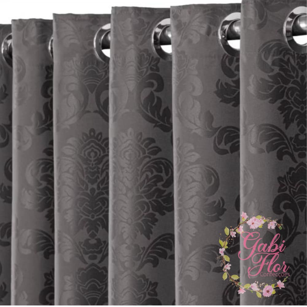 Cortina Jacquard Luxo Para Sua Casa  2,80 mts x 2,30 mts De um toque lindo em sua casa