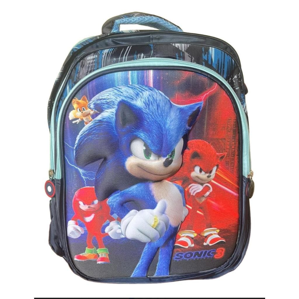 Mochila Infantil Escolar sonic 3d Volta As Aulas Diversos Modelos: