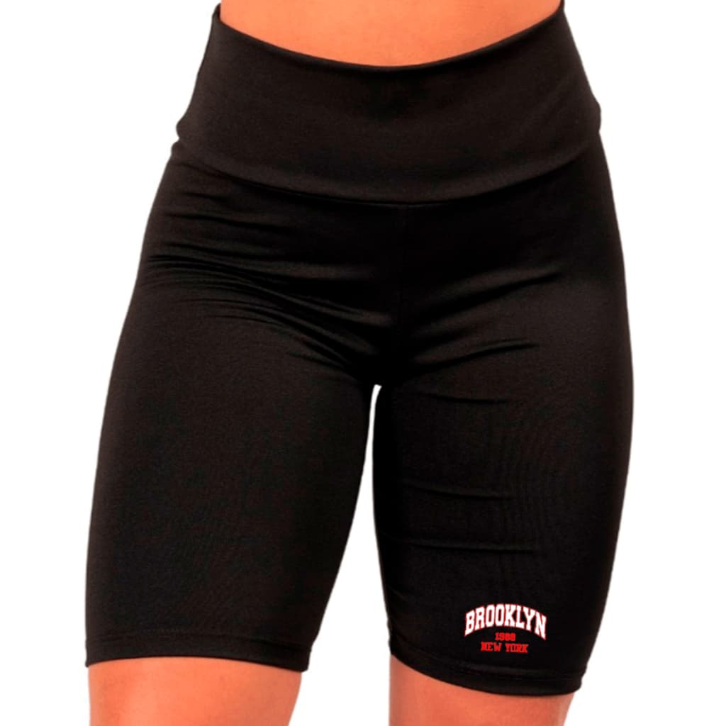 Bermuda Legging Feminina Suplex Cintura Alta Meia Coxa 2025