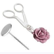 KIT TESOURA BASE PARA CONFEITAR FLORES