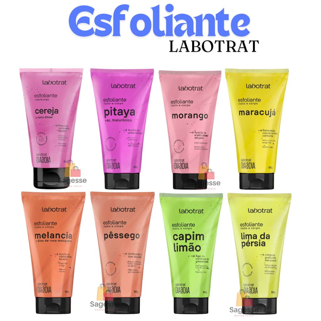 Esfoliante Corpo e Rosto 150g - Labotrat