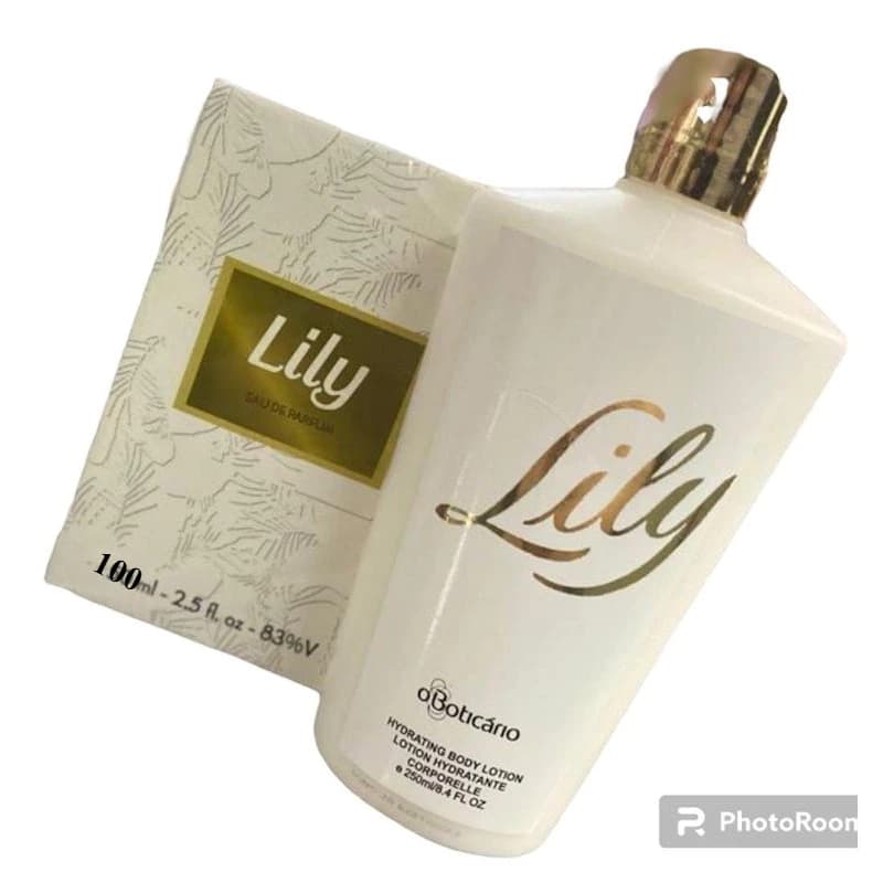 kit Lily hidratante corporal 250ml + perfume 100ml