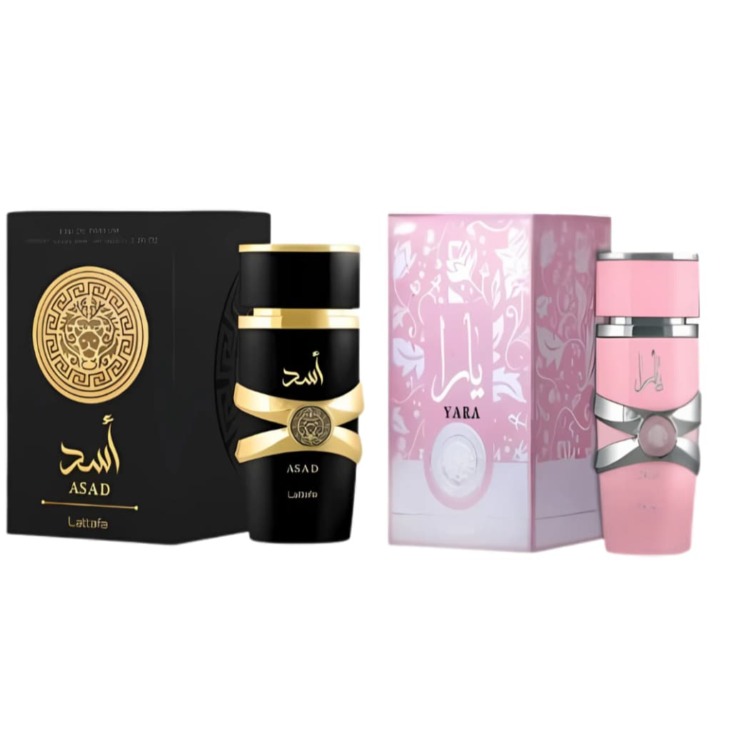PERFUMES ARABES 100ML COMBO CASAL