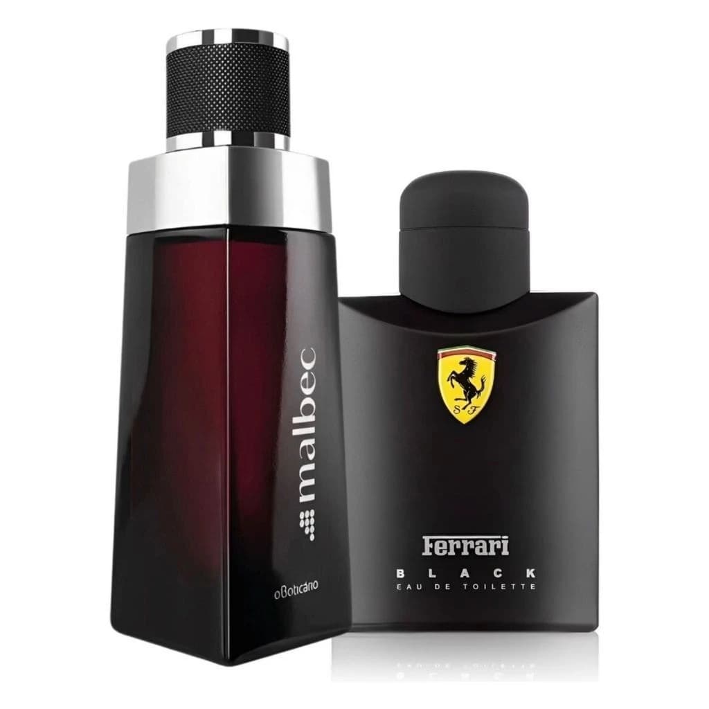 Kit 2 Produtos - Ferrari Black + Malbec 100ml - Alta Fixação